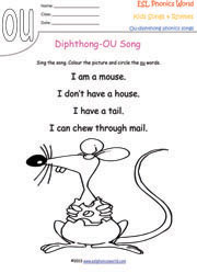 ou-diphthong-song-worksheet
